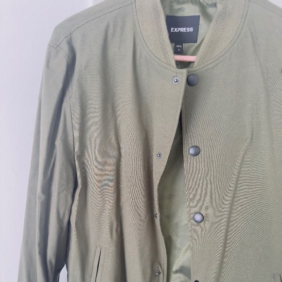 Express bomber green jacket - Picture 1 of 4